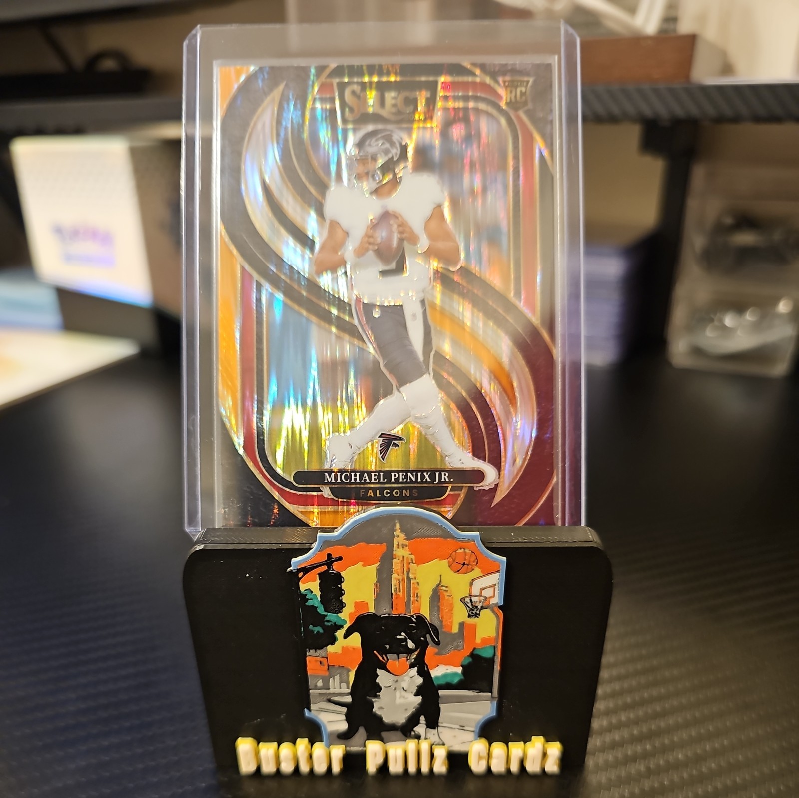 2024 Select - Michael Penix Jr. Black & Orange Shock Prizm Premier Level (RC)