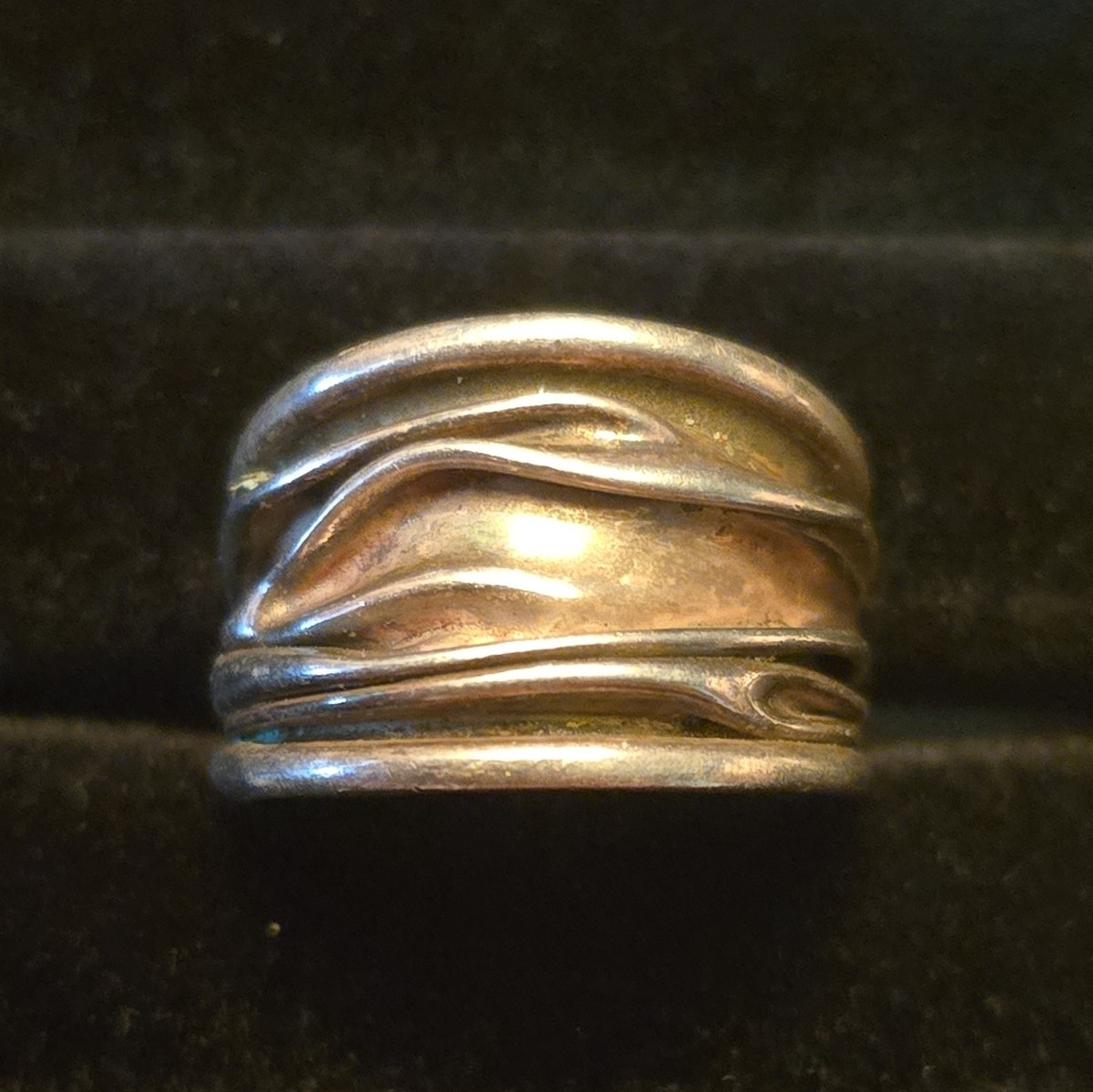 Vintage Sterling Silver Rings. Lot Of 3. Various Sizes. 19g View 2