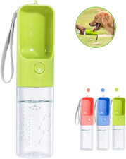Dog Water Bottle for Walking, Portable Pet Travel Water Drink Cup Mug Dish Bowl