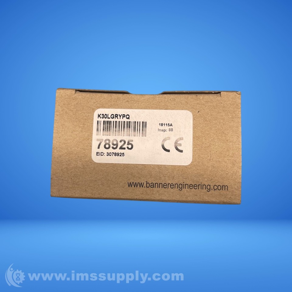 Banner Engineering Corp. 78925 K30LGRYPQ 3-Color Indicator FNOB | eBay