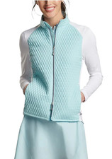 NEW Women Peter Millar Medium Merge Elite Hybrid Golf Jacket Quilted Diamond NWT