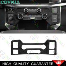 Para Ford F150 21-2026 Negro Gamuza Central AC Botón Control Cubierta Coche Borde 1 PIEZA