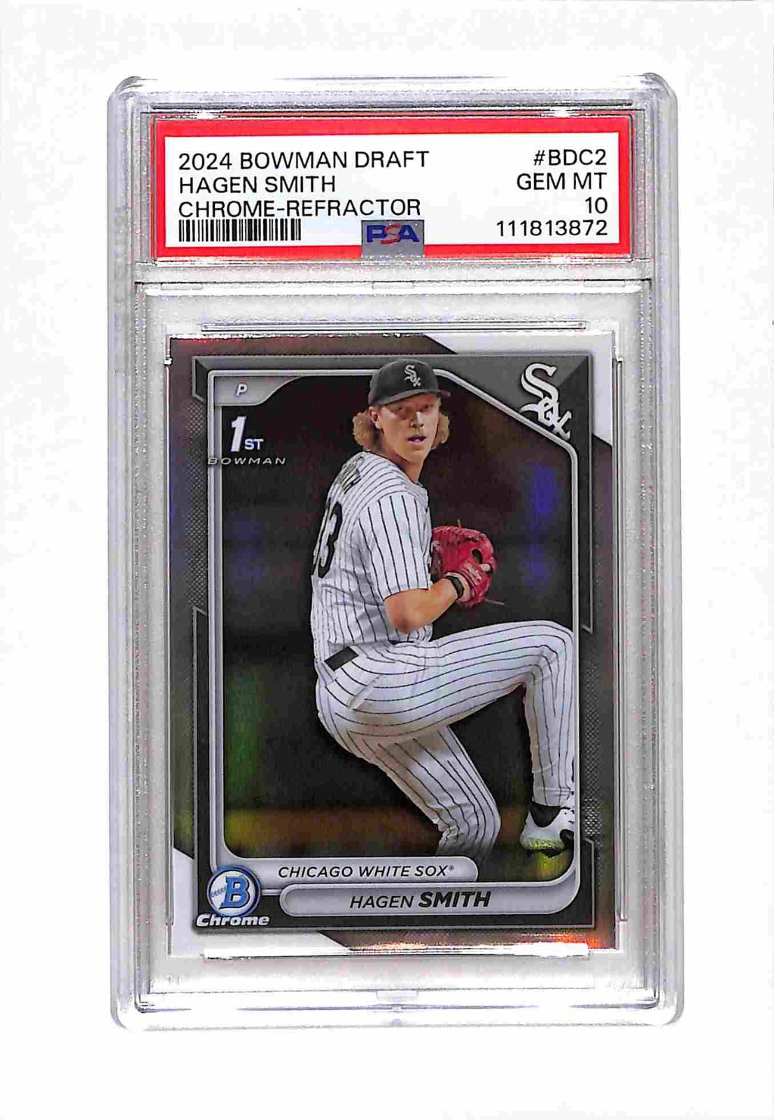 2024 Bowman Draft - Chrome Hagen Smith #BDC-2 Refractor (RC) PSA 10 GEM MT