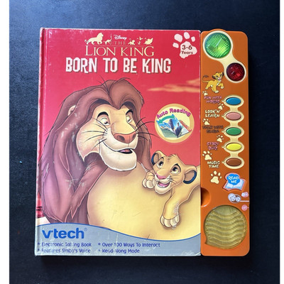 Vintage VTech Disney The Lion King Born to Be King Electronic Talking Book Works