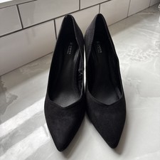 Papaya Ladies Black Heels Size 7 New