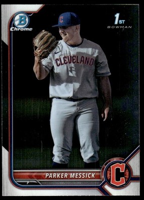 2022 Bowman Chrome 1st Parker Messick Cleveland Guardians #BDC-71