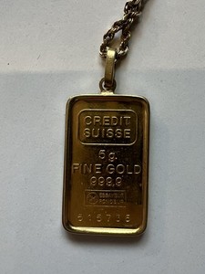 Credit Suisse Gold Pendant | eBay