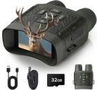 4K 48MP Infrared Night Vision Binoculars Goggles for Hunting 10X Digital Zoom