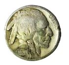 1921 P Buffalo Nickel Restored Date