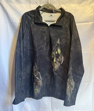 Mossy Oak Camo 1/4 Zip Pullover Sz L
