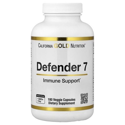 2 X California Gold Nutrition, Immune Complex +, 180 Veggie Capsules