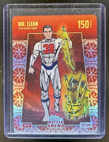 2026 Bo Jackson Battle Arena Mr. Clean Grandma Linoleum Battlefoil SSP #GGL-191