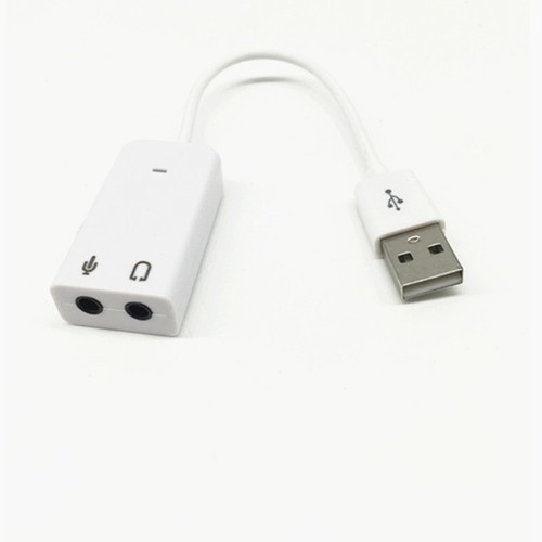 2 PCS Sound Card Adapter Cable Notebook Speaker Usb Stereo 7.1 Channel - 第 4/12 張圖片