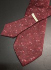 Bvlgari Men Silk Woven Tie Classic Width 3.6" X 5.9" Made In Italy
