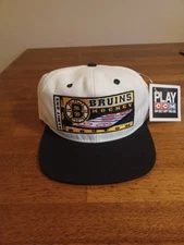 New With Tags #1 Apparel NHL Boston Bruins CCM Hockey Snapback Cap Hat White