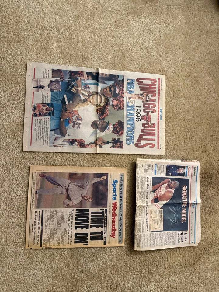 Michael Jordan Magazine & Newspaper Collection Lot of 40 Chicago Bulls Vintage - Image 4 of 4