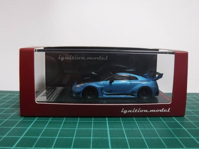 #ad Ignition Model 1 64 LB Silhouette WORKS GT Nissan 35GT RR Light Blue New $124.03