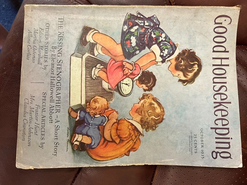 Vintage Good Housekeeping Magazine October 1935