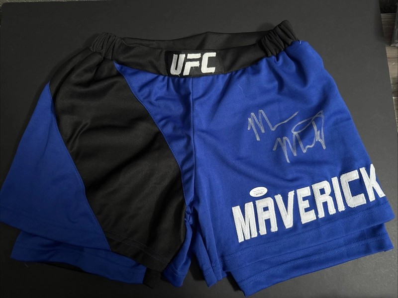 Miranda Maverick UFC / Signed Auto UFC TRUNKS MMA Memorabilia JSA Authenticated