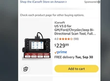 iCarsoft Us V3.0 For Ford/gm/Chrysler/Jeep Diagnostic Tool