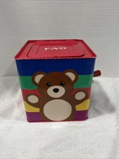 FAO Schwarz Teddy Bear Jack In The Box Pop Up 2011 From Geoffrey ToysRUs*Damage*