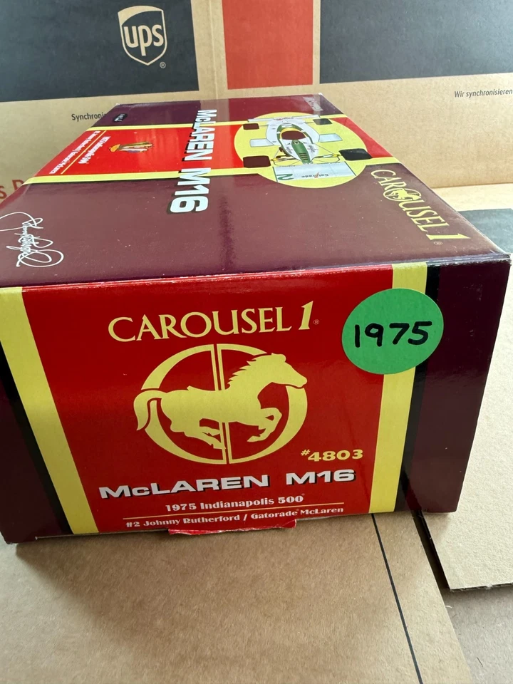 Carrusel 1:18 McLaren M16 Indianapolis 500 #2 Rutherford/McLaren 1975 Foto 3 de 4