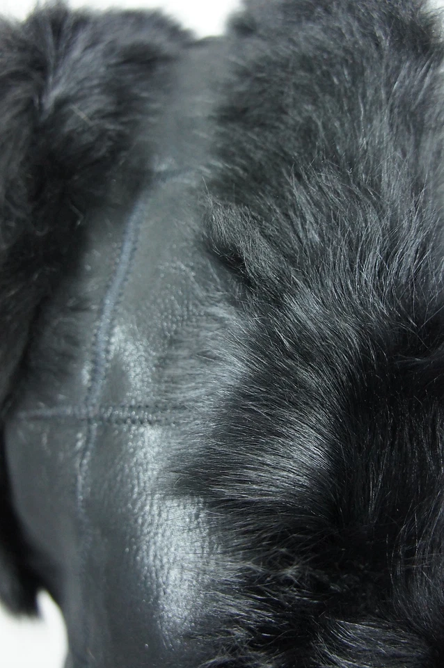 Long Women 100% Shearling Leather Sheepskin Long Haired Toscana Vest Fur S-5XL - Image 4 of 4