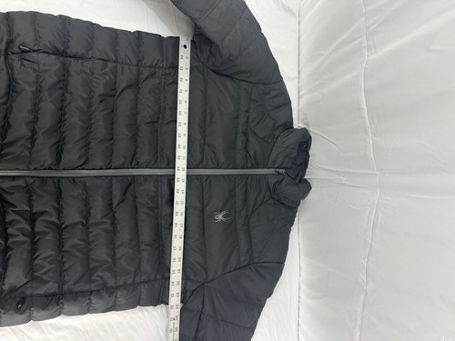 Spyder Down Full Zip Black Puffer Jacket Size XL - Picture 7 of 9