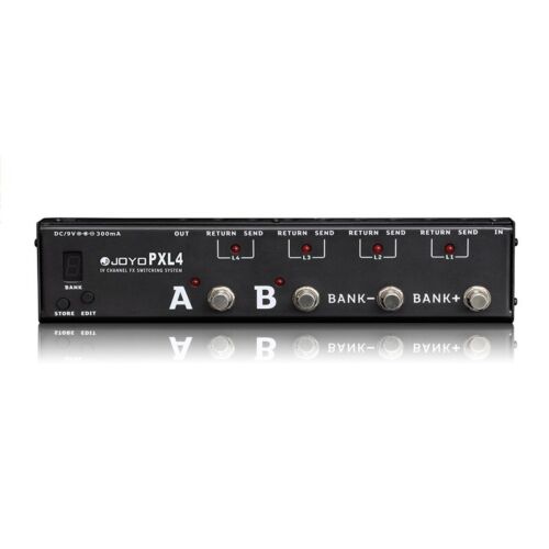 JOYO PXL-4 Guitar Effects Pedal Switcher - 4 Loop - Foot Controller FX Routing - Picture 4 of 4