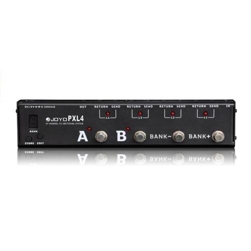 Joyo PXL4 programmierbarer 4-Kanal Looper Control Station FX Pedalschalter PXL-4 - Bild 1 von 4