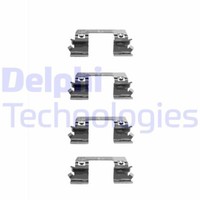 Delphi LX0336 ZubehöRsatz, Scheibenbremsbelag FüR MERCEDES-BENZ