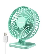 Gaiatop USB Desk Fan, Small But Powerful, Personal Portable Quiet 3 Speeds, A...