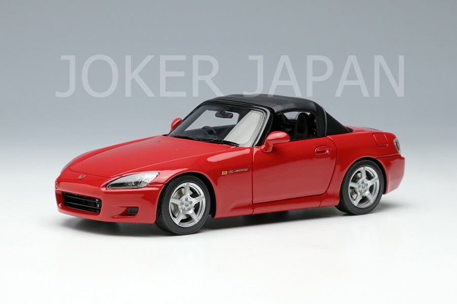 Make Up EIDOLON 1/43 Honda S2000 (AP1) 1999 New Formula Red EM667E