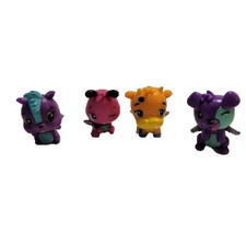 Set of 4 Hatchimals, Macow, Beebull, Squirrel, and Dog