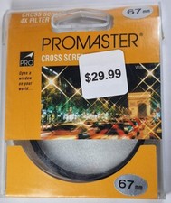 Pro 67mm CS 4x Cross Screen Star Effect Glass...