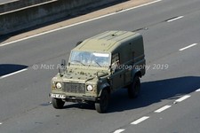 Photo 12x8 - Landrover Defender 110 - Military