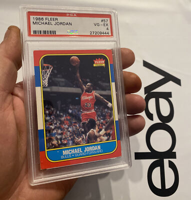 Michael Jordan Rookie PSA 4 Fleer 1986 Vintage MJ Collector Card