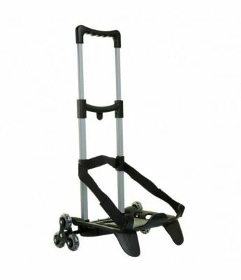 CARRELLINO Trolley PORTA ZAINO BE BOX SEVEN SJ NERO regolabile 3 ruote 3wd