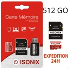 Micro SD Memory Card 32/64/128/GB 100 W/O Real Capacity And Class 10 + Adapter