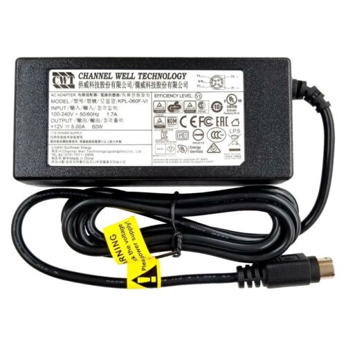 12V 5A AC Adapter 4 Pin Power Supply for Hikvision Monitors CCTVs Video Recorder - Afbeelding 1 van 7