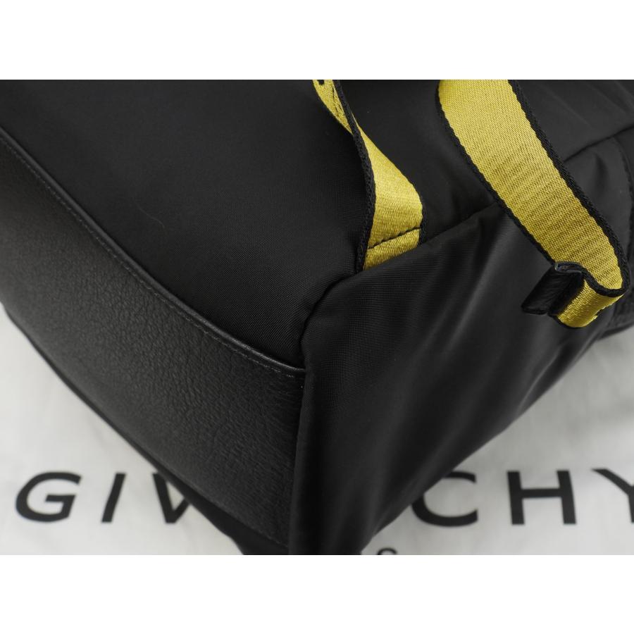 Givenchy Backpack Nylon Leather Combination Black… - image 11