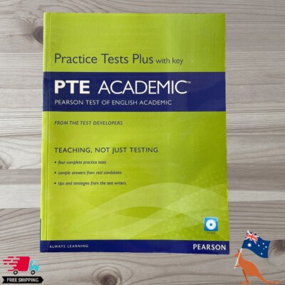 PTE ACADEMIC - Practice Tests Plus with key - TEACHING, NOT JUST TESTING + CD