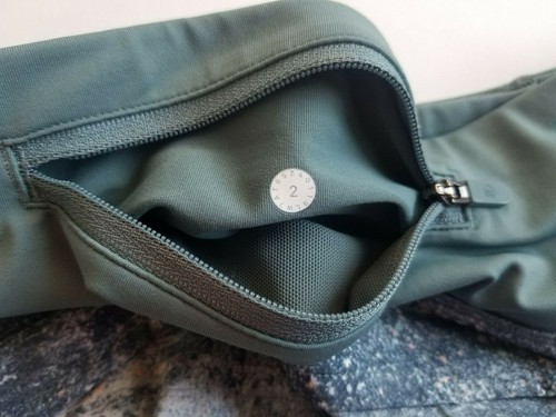 Lululemon Run Times Short II 4" Azurite Mint Tint Multi Mystic Green Sz 2 - Picture 5 of 7