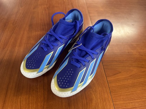 adidas Jr X Crazyfast Messi League FG Lucid Blue/Blue Burst/Cloud Boy Size 10.5K - 第 3/8 張圖片