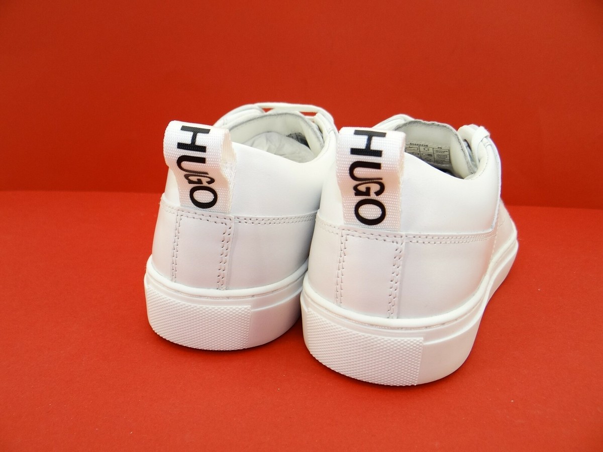 Hugo Boss Mayfair Sneaker Turnschuhe Sport Laufschuhe Damen Leder Weiß