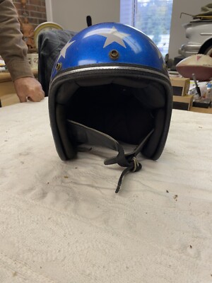1968 Captain America Motorcycle Helmet Dated July 1968 Size 7 Adult | eBay 1968 Captain America Motorcycle Helmet Dated July 1968 Size 7 Adult | eBay