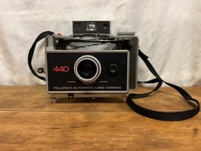 - UNTESTED Vintage 1970's - Polaroid: 440 Automatic Land Camera W/ Case