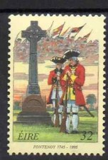 S49879 Ireland MNH 1995 Fontenoy Battle 1V Joint Issue With Belgium