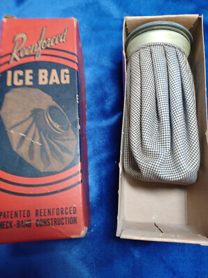 Vintage Mid-Century 1950s Polar Ice Bag or Cap Ice Pack size 6 New in box