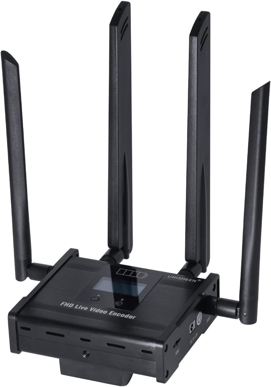 4G Video Encoder-H.264 & H.265 Low Latency Live Stream Transmitter for IP Broadc